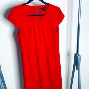 J. Crew Bright Orange Dress